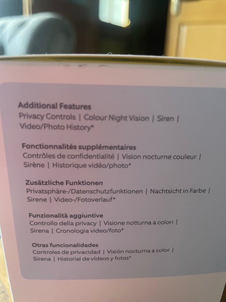 NEW Ring Indoor Camera 1080p HD Video Plug In