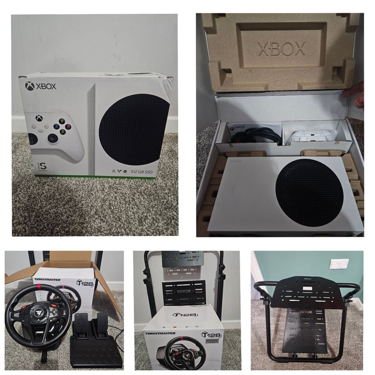 image for X Box Series S, Steering Wheel/ Pedals and Stand