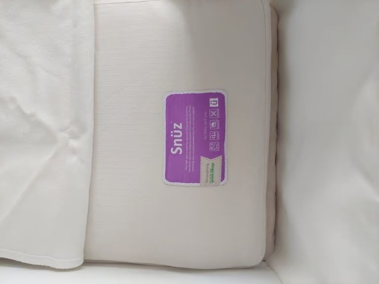 Cot Bed Snuzpod with mattress, SnuzPod2 Natural Crib Mattress & Waterproof Crib Mattress