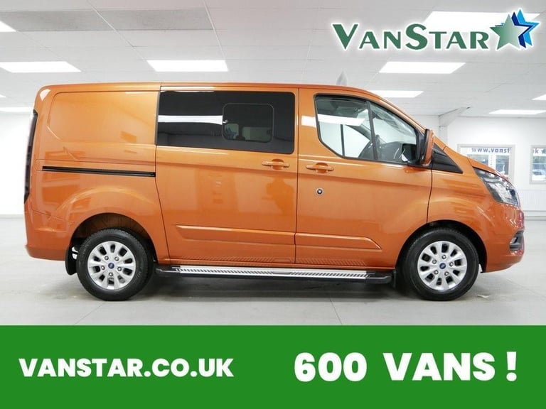 2023 TRANSIT CUSTOM 300 2.0 EBL 170 BHP SWB LIMITED AUTO CREW 5 SEATER ( NO VAT)
