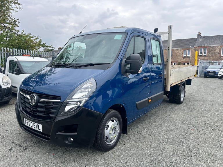 2020 Vauxhall Movano 2.3 Turbo D 130ps H1 Chassis Crew Cab 12.5 fFoot Body CHASSIS CAB Diesel Manual