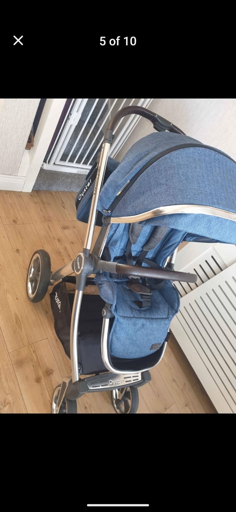 Oyster 3 pram system. Blue