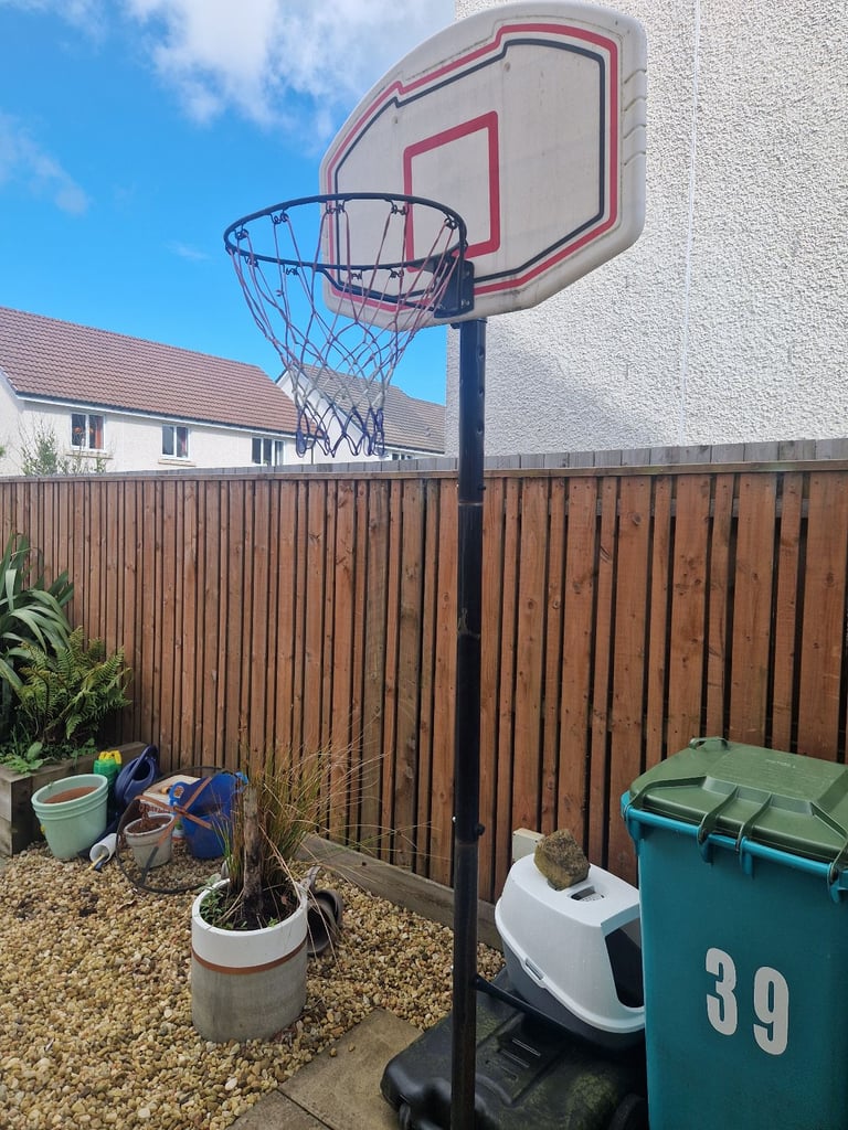 image for Basketball hoop, will throw in a basketball too!