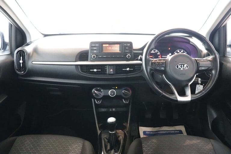 2017 Kia Picanto 1.0 Picanto 2 5dr Hatchback Petrol Manual