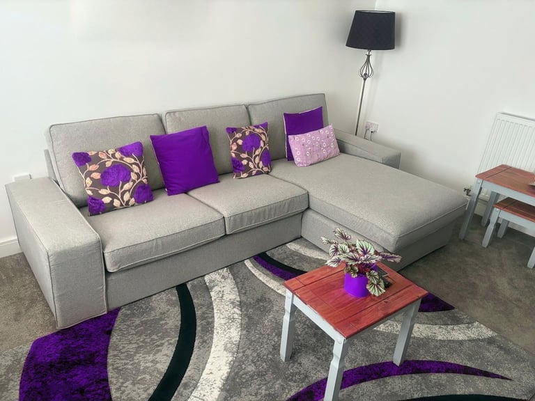 image for Corner Chaise Sofa Like New 