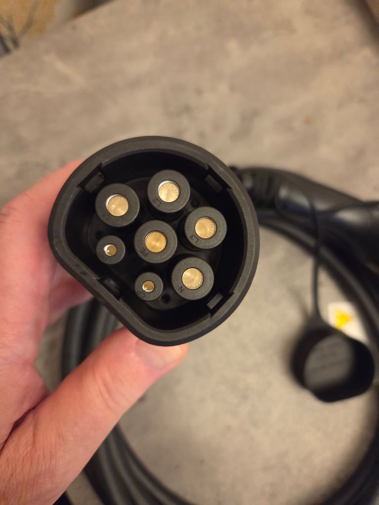 Electric car charging cable