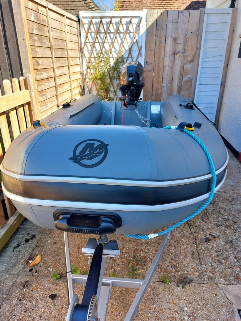 Quicksilver rib 2.9 metre with new engine and trailer | in Sompting ...