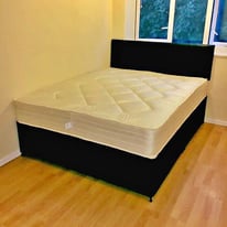 SINGLE DOUBLE SMALL DOUBLE KING SIZE SUPER KING DIVAN BED & MATTRESS