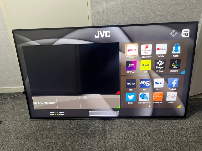 JVC 55" 4K UHD Smart LED TV - Excellent Condition