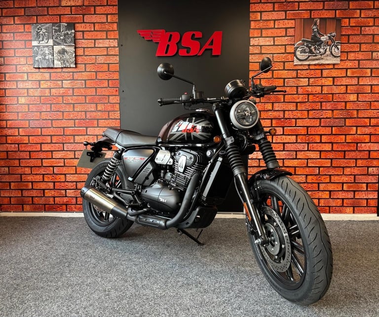 BSA Bantam - 350CC Classic Style Motorcycle - Barrell Black