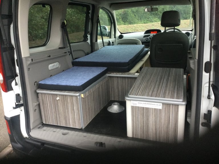 MICRO CAMPER REMOVABLE CONVERSION KANGOO AUTO 5 SEATS PETROL ELECTRICS 
