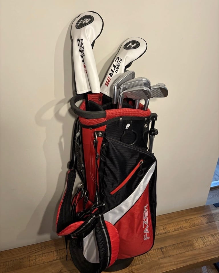 Brand new golf clubs and bag