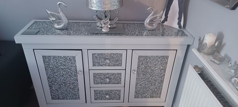 250 each mirror glass sideboard 