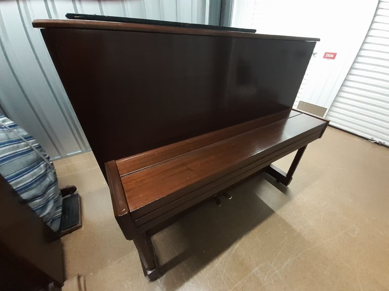 C Bechstein Model 9 upright piano Mahogany *adjustable stool + 1st fine tuning option*