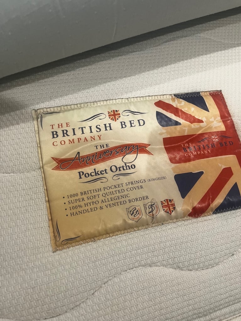 King size mattress with mattress topper included