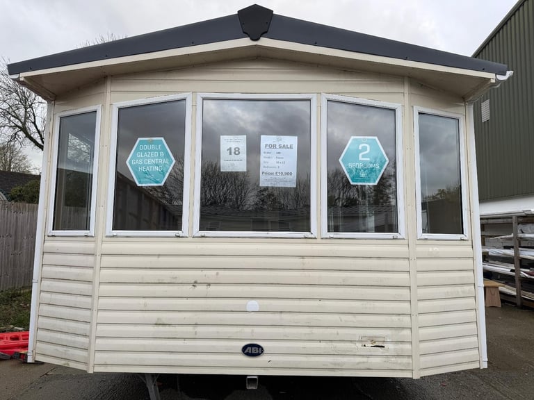 2 Bed Static Caravan - DG, CH, New Carpet - Offsite Sale, Private Land, Farms