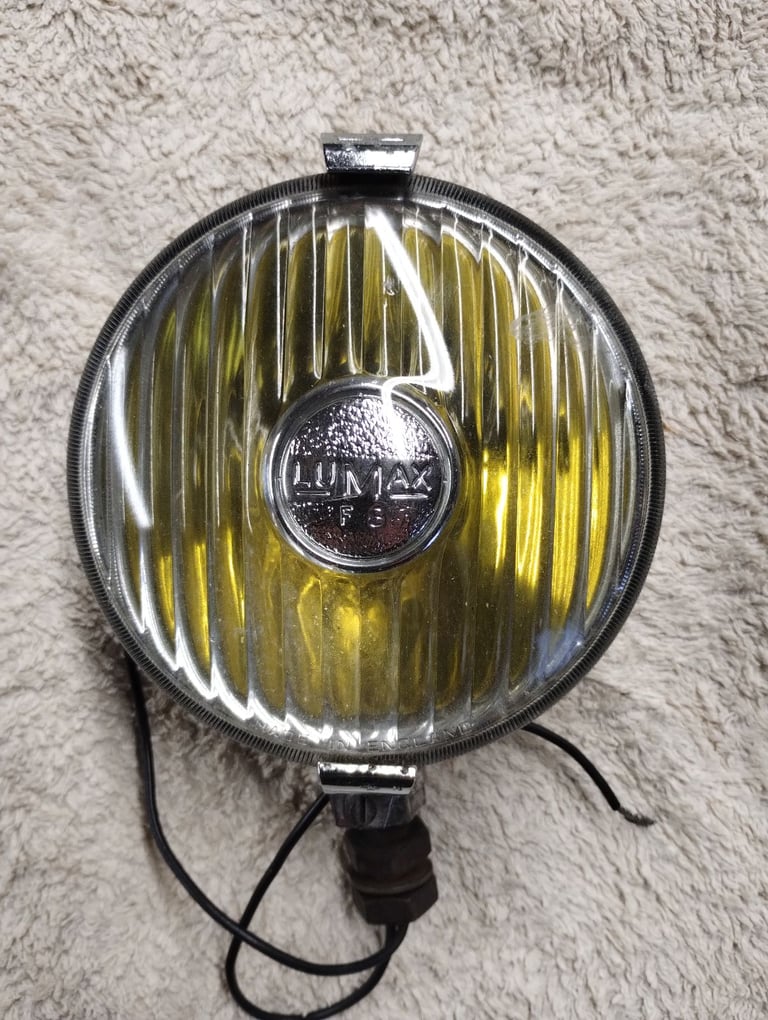 image for Classic car Lumax fog driving lamp.