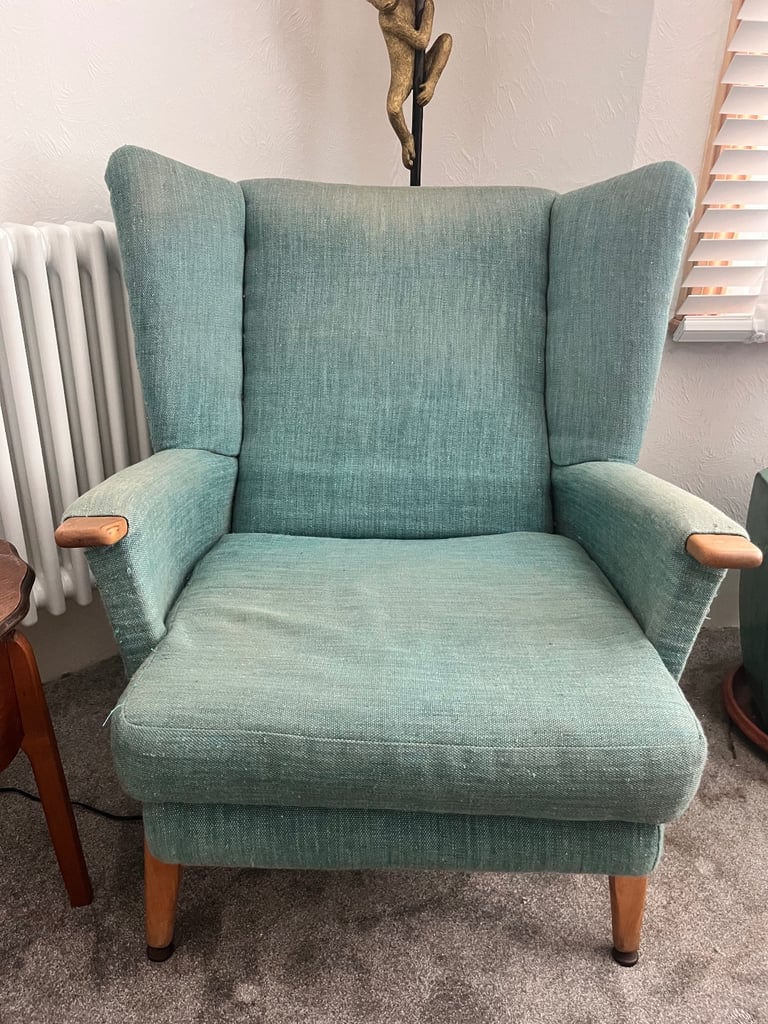 Wingback armchair