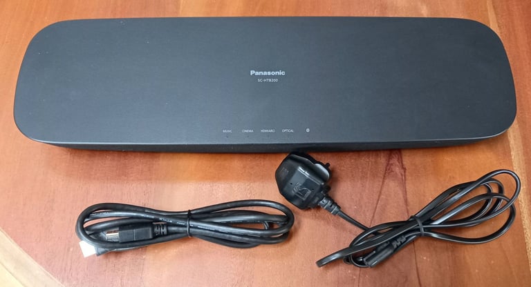 image for Panasonic SC-HTB200 Soundbar Home Theatre Audio System - No Remote, + cables.