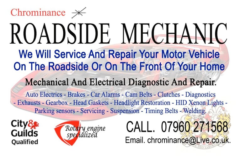 Roadside Mobile Mechanic  ' Auto Electrics ' Diagnostic ' Service And Repair.
