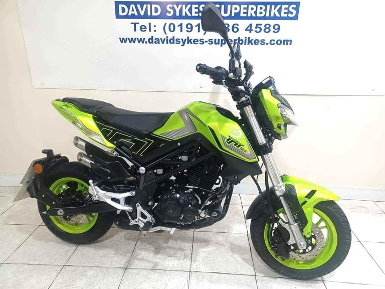 Benelli Tornado TNT 125 MINI FUN BIKE 23-REG ONLY 1349 MILES £2199.OTR