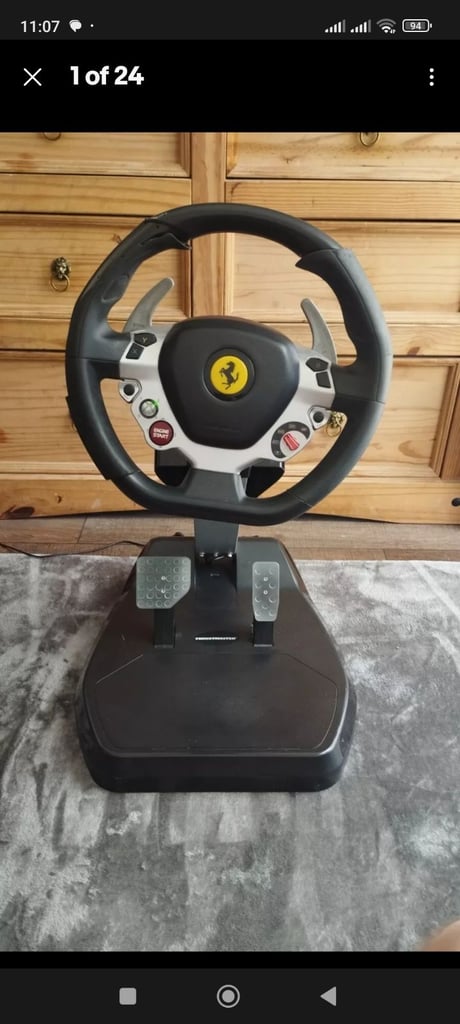 Thrustmaster Ferrari GT Cockpit 458 Italia Xbox 360 Racing Wheel
