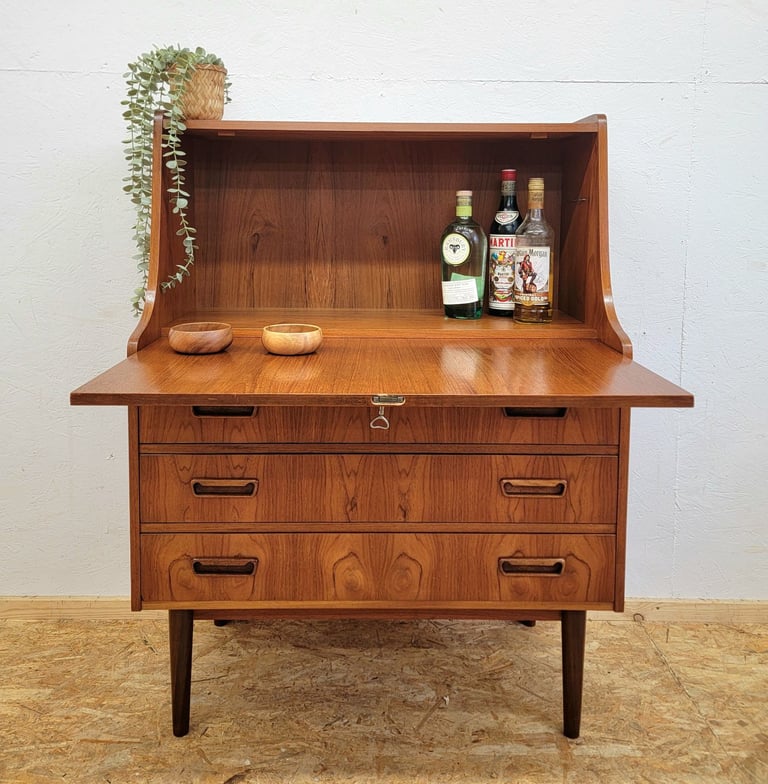 Retro Danish Gunnar Nielson Tibergaard Teak Bureau/Desk - Mid Century G-Plan Era