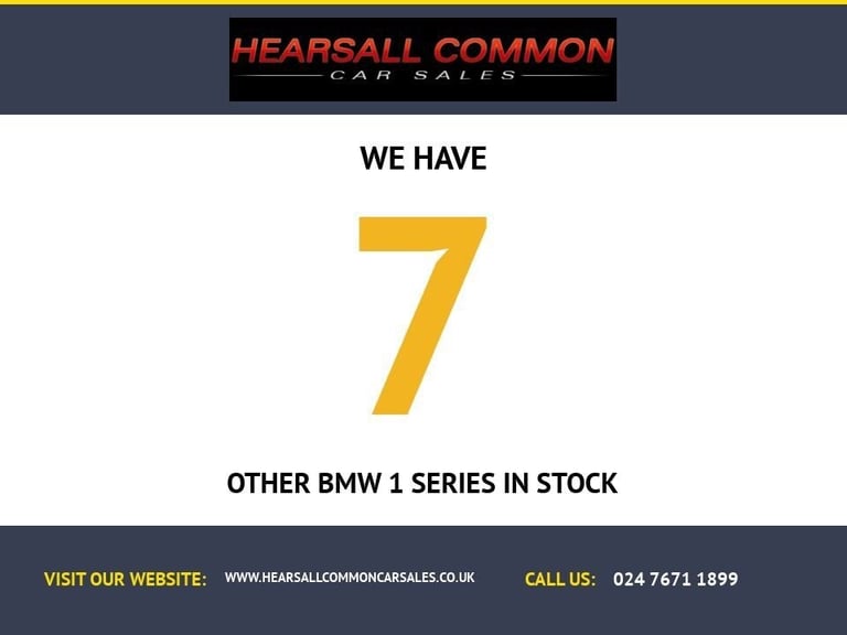 2017 BMW 1 Series 118i [1.5] M Sport 3dr [Nav] Step Auto HATCHBACK PETROL Automatic