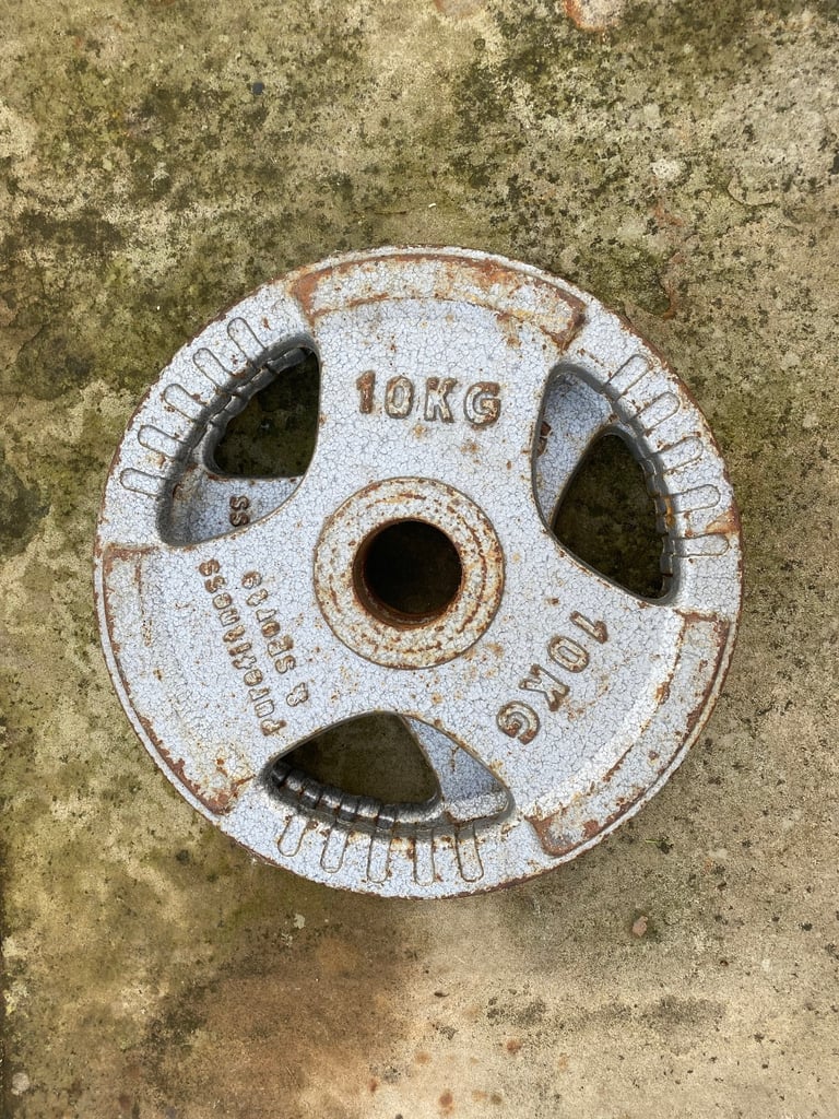 Purefitness & Sports Tri-Grip Weight Plates 2x 10kg