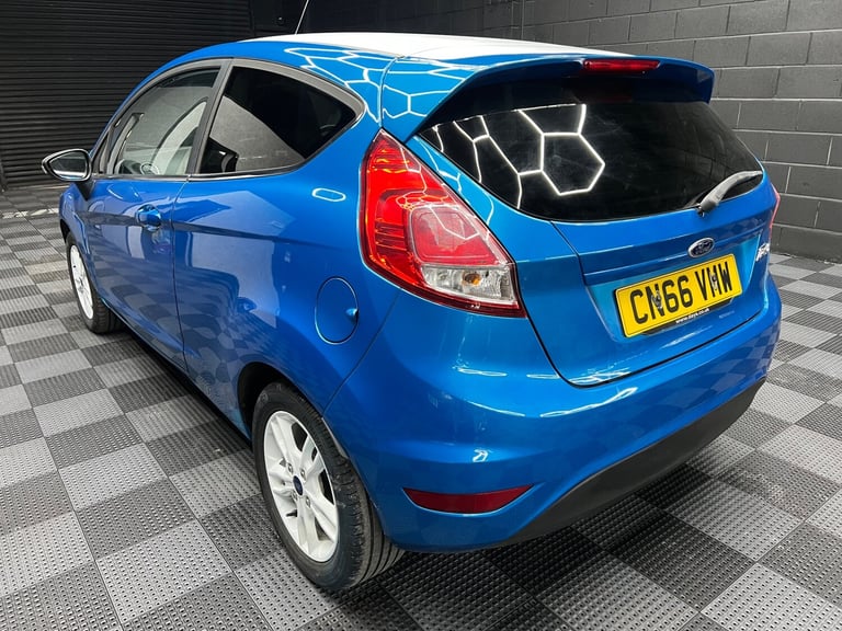 2016 Ford Fiesta 1.25 82 Zetec Blue 3dr HATCHBACK Petrol Manual