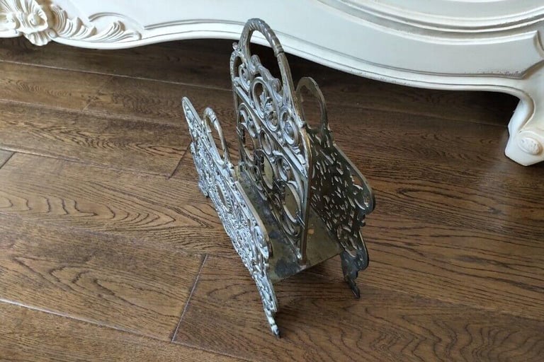 BRADLEY & HUBBARD B&H 3572 ANTIQUE LETTER HOLDER VICTORIAN LATE 1800's RARE