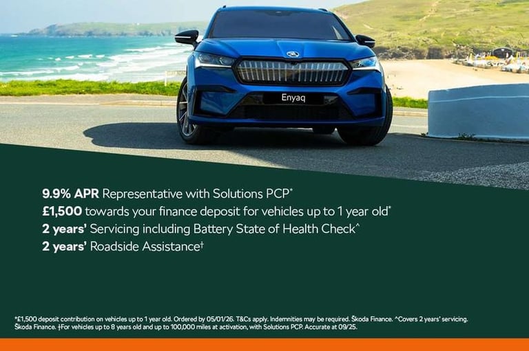 2025 Skoda Enyaq 210kW 85x Sportline 82kWh 4x4 5dr Auto ESTATE ELECTRIC Automatic