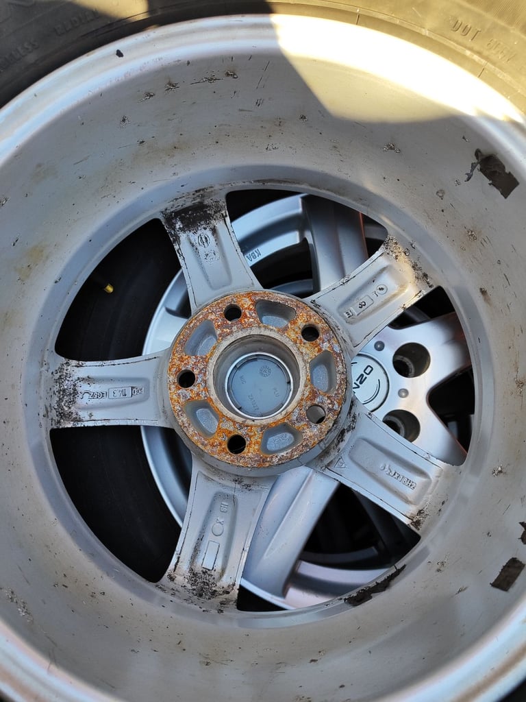 Set of 4 Alloys with tyres.