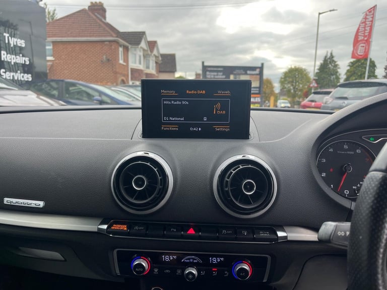 2014 Audi A3 1.4 TFSI CoD S line Euro 6 (s/s) 3dr HATCHBACK Petrol Manual