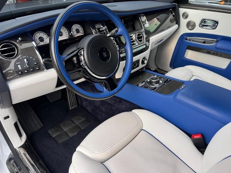 LEFT HAND DRIVE 2018 ROLLS ROYCE GHOST  6.6 V12 BLACK BADGE 17K MILES UK REG LHD