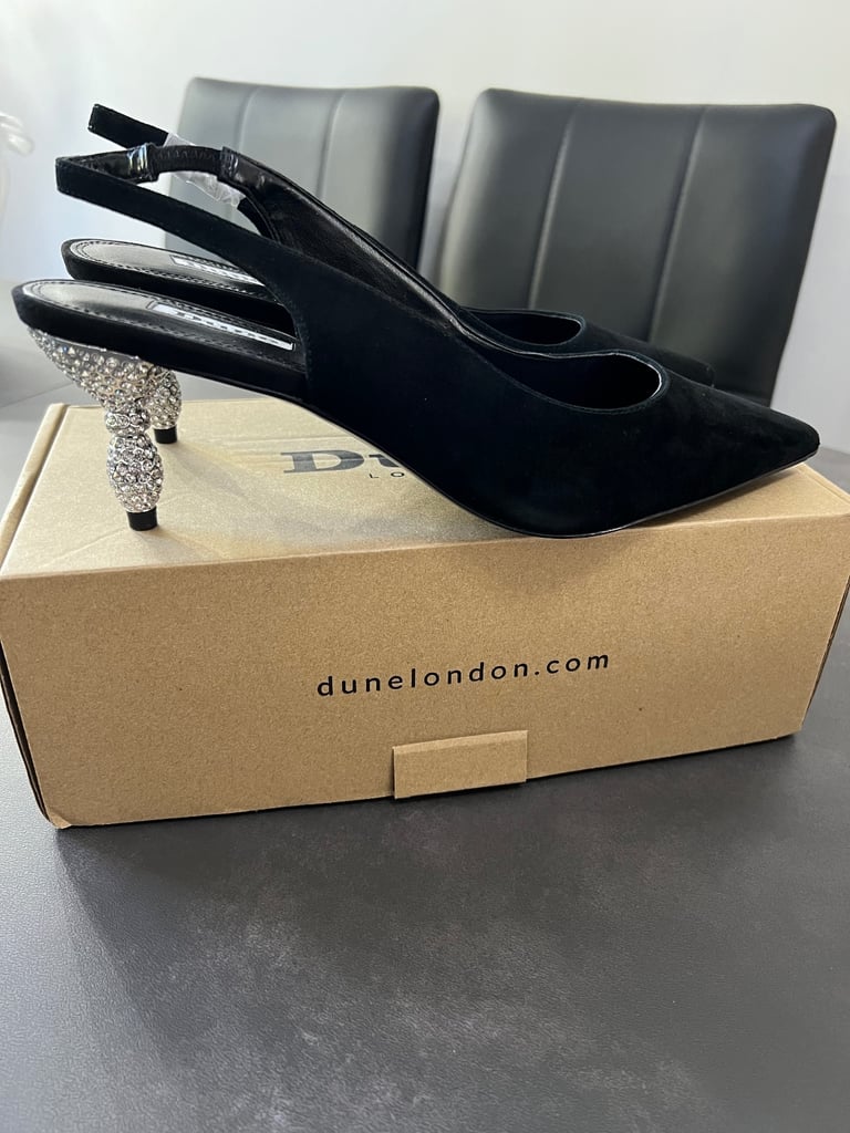 Brand New Dune London Mid Heel Slingback Shoes 
