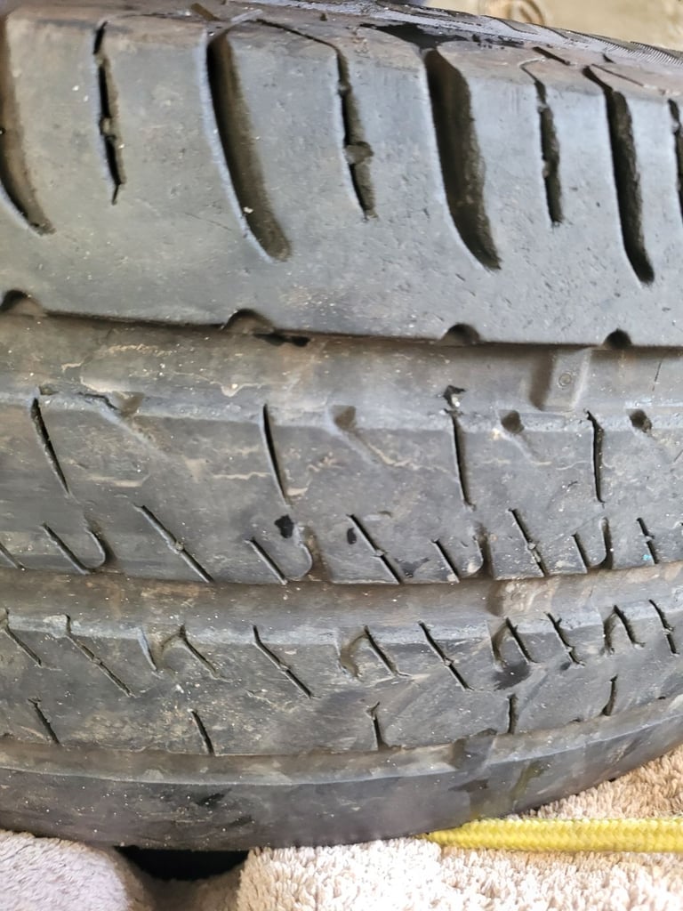 3x clean mercedes sprinter 6 stud wheels and 235 65 16c tyres
