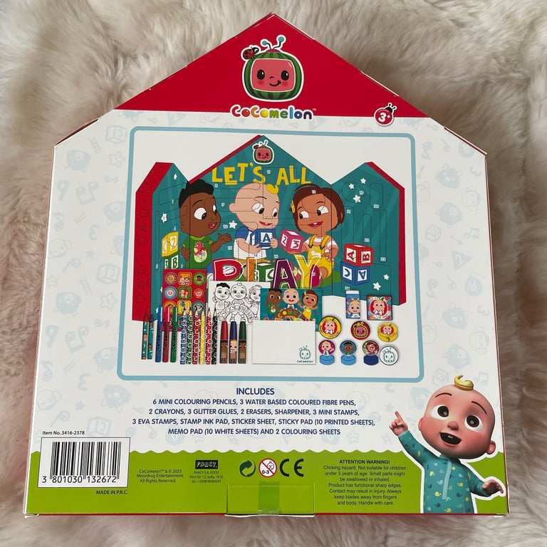 Coco Melon Let’s All Play 24 Days Advent Calendar Christmas Countdown Childrens Craft Colouring