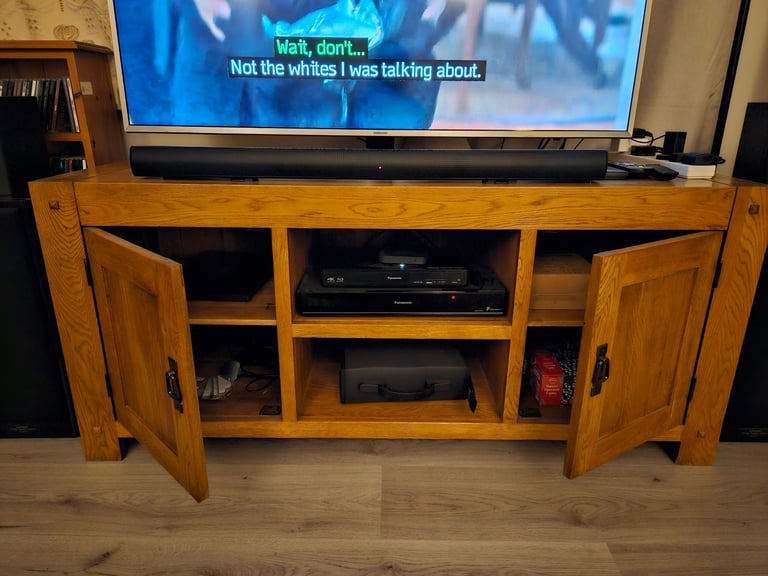 image for Solud Oak TV stand 