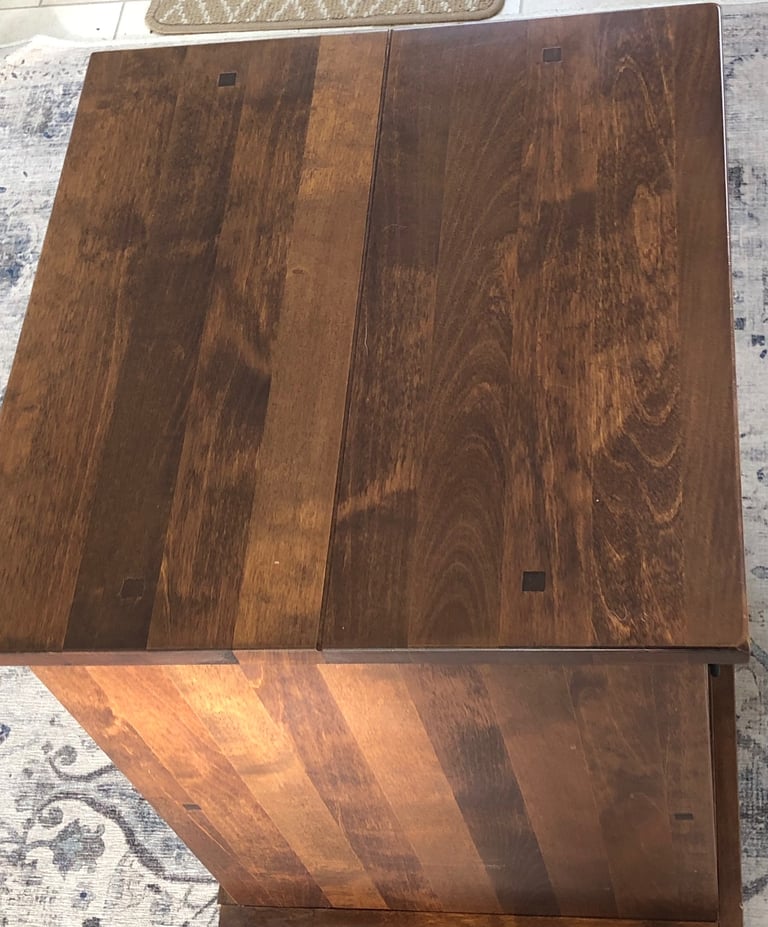 LAURA ASHLEY GARRAT TWO DRAWER SIDE TABLE 