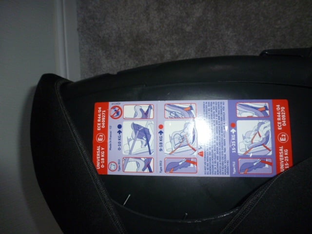 Children car seat Trio Group 0/1/2 (0-25kg)