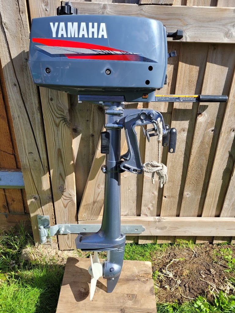 As new Yamaha 2hp 2stroke outboard boat engine