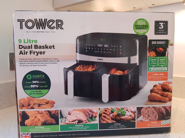 tower 9l air fryer how to use｜TikTok Search