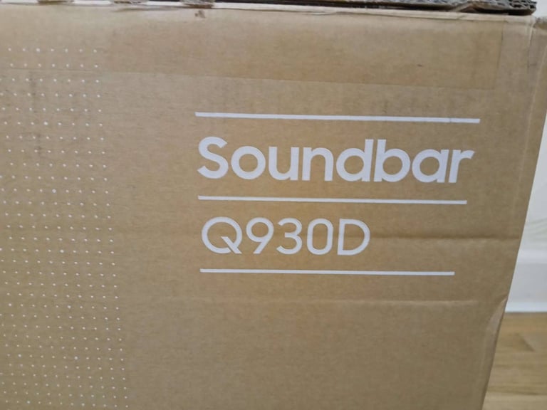 Brand New in Box Samsung Soundbar HW-Q930D 9.1.4 Dolby Atmos DTS X Wireless Rear Speakers