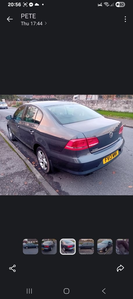 image for Vw Passat saloon.FV13 WMK