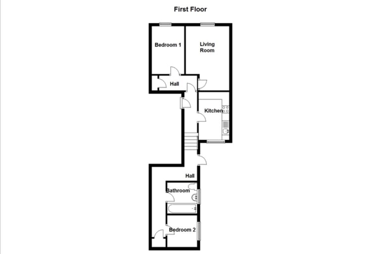 First Floor 2 Bed Flat