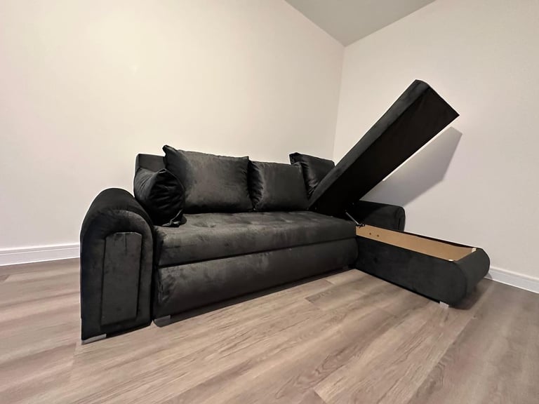 corner storage sofa bed L shape sofa bed 