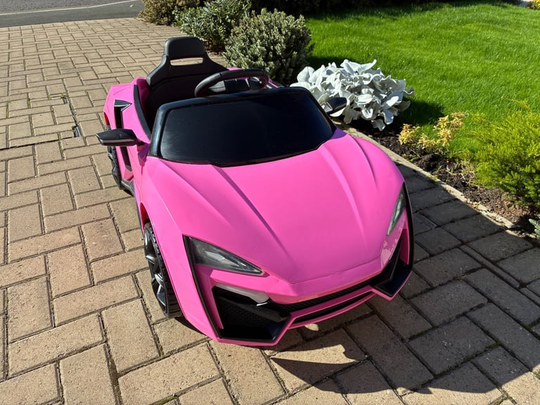 Kids Pink Lamborghini Ride On Car