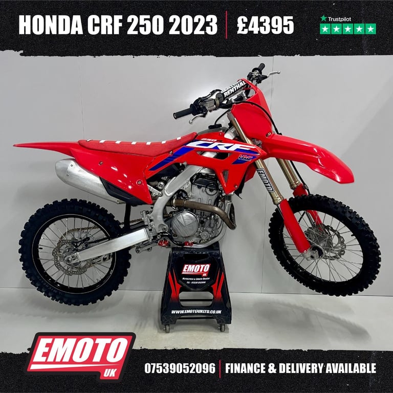 HONDA CRF 250 2023 Motocross Bike 250cc @EmotoUK - Finance Available