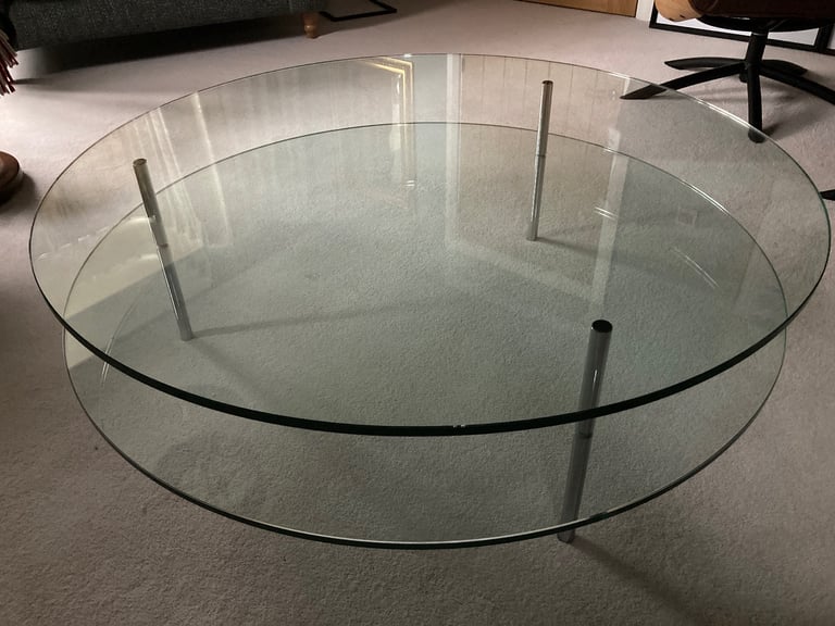 Circular Glass Coffee Table